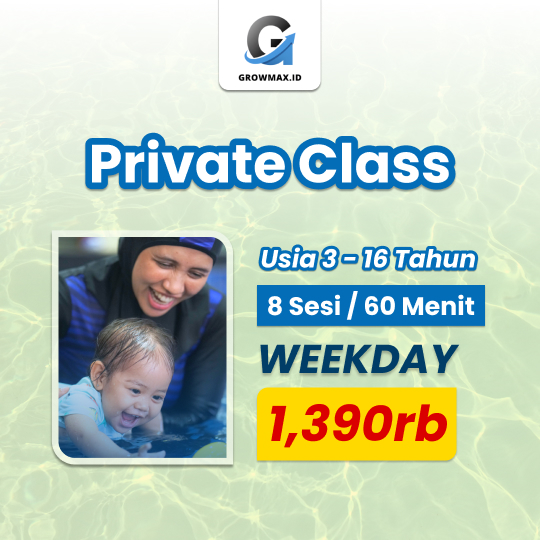 Growmax Private Class Weekday 8 Sesi 60 menit
